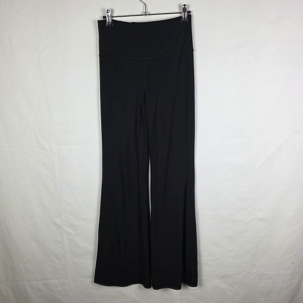 Athleta Elation Flare Pant Black High Rise Yoga Leggings Small 31 Inseam